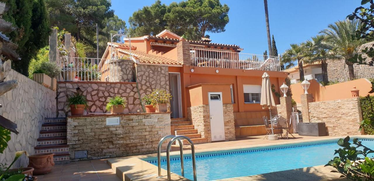 Villa En Denia Con Vistas Al Mediterraneo Eksteriør bilde
